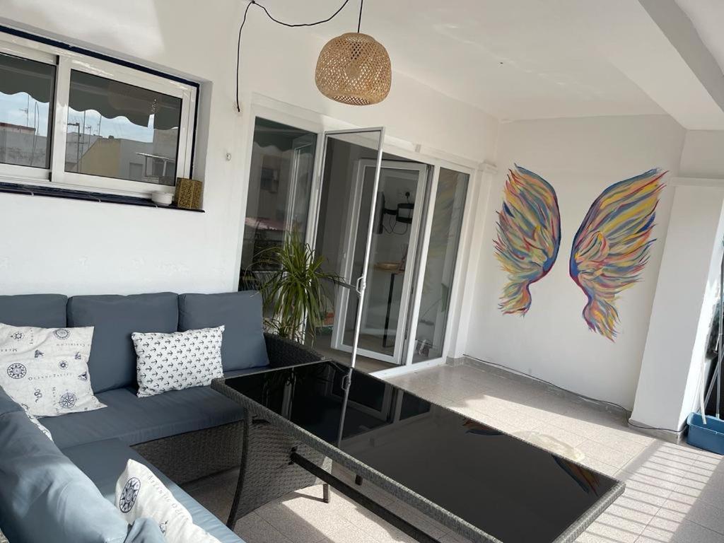 Sunny 3 Bed Beach Flat - Large Terrace With Sea View Puerto de Sagunto Luaran gambar